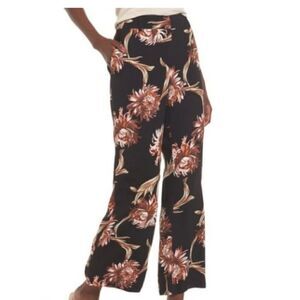 Nordstrom Leith high waist wide leg floral print pants
